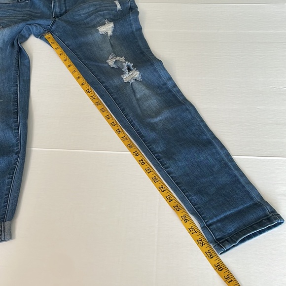 Hybrid & Company ripped bum lifter cuffed skinny jeans Junior’s sz 9 NWT - Picture 13 of 14